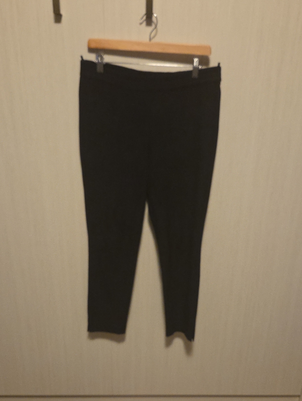 Medium Black Women's Stretch Suede Like Pants